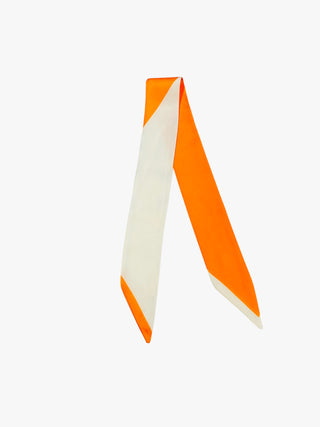 Twilly Scarf (ORANGE/WHITE)
