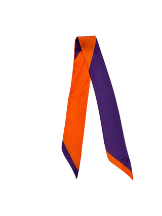 Twilly Scarf (PURPLE/ORANGE)