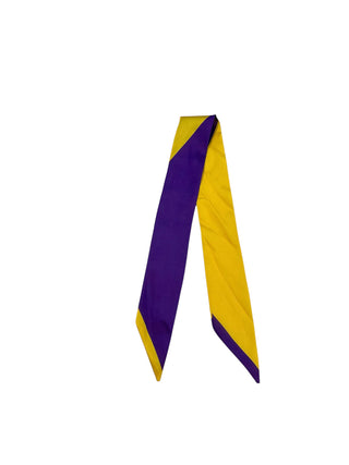 Twilly Scarf (PURPLE/YELLOW)