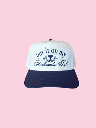 PUT IT ON MY HUSBANDS TAB TRUCKER CANVAS- NAVY W/ NAVY THREAD (Mix & Match Any 6 or More to meet moq)