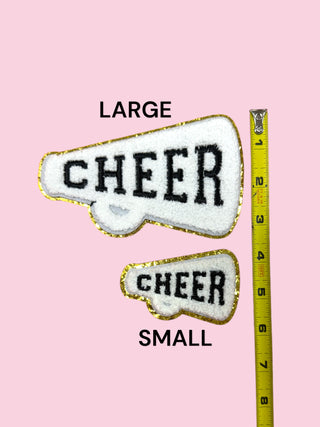 Cheer - Large (HEAT PRESS) ($100 MINIMUM ON PATCHES)