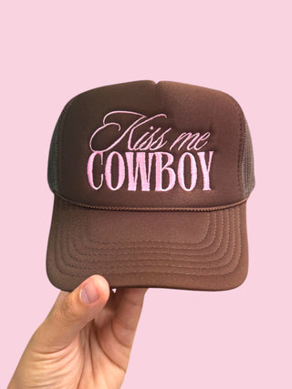 Kiss me cowboy Trucker Hat (Mix & Match Any 6 or More)