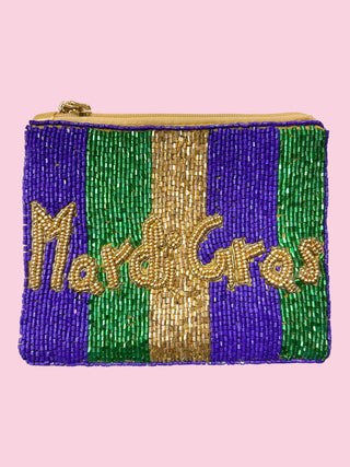 Beaded Coin Purse- MARDI GRAS (Mix & Match Styles-Accessories Collection ONLY/$100 Minimum) (Copy)