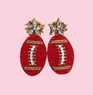 A20B RED AND GOLD FOOTBALL (Mix & Match Any 10 or More Pair)