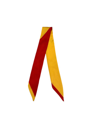 Twilly Scarf (RED/GOLD)