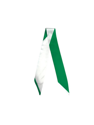 Twilly Scarf (KELLY GREEN/WHITE)