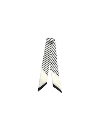Twilly Scarf (BLACK/WHITE STRIPE)