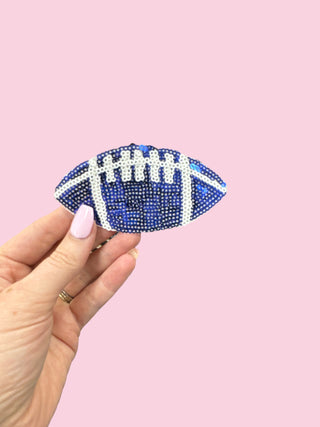 Football - Blue (HEAT PRESS) ($100 MINIMUM ON PATCHES)