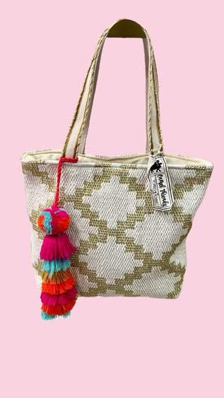 Totes - Diamond Gold Tote   (Mix &  Match Styles-TOTE Collection ONLY/$100 Minimum)
