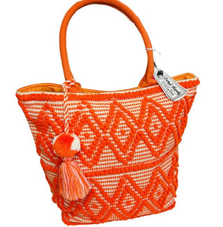 Lulla Orange Tote (Mix & Match Styles-TOTE Collection ONLY/$100 Minimum)